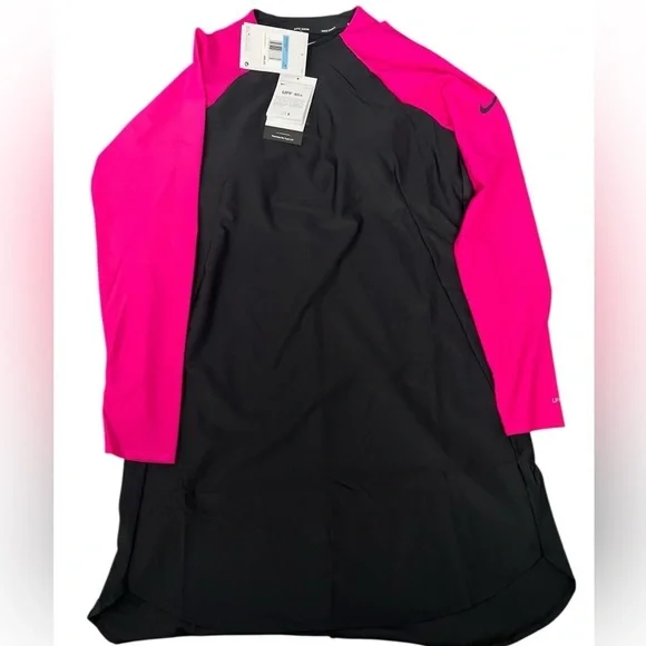 Nike Essential Long Sleeve Beach Swim Tunic Shirt Top UPF 40 Size Medium NWT - Picture 4 of 7